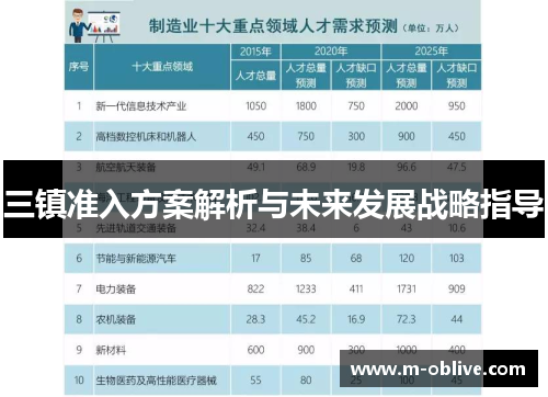 三镇准入方案解析与未来发展战略指导