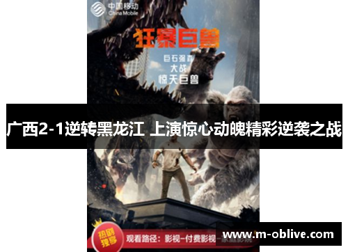 广西2-1逆转黑龙江 上演惊心动魄精彩逆袭之战